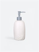 Дозатор для жидкого мыла MOROSHKA Shelest 8,5х8,5х20см, белый 944-308-01