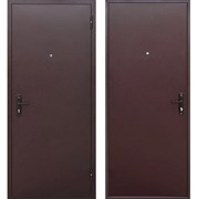Дверь металлическая 4,5 см Прораб 1 металл-металл, антик медь, 860 правая