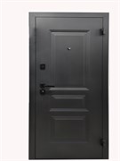 Дверь металлическая АРКТИК КЛАССИКА-2050/880/R Муар чёрный 999 Арктик ЦП-014