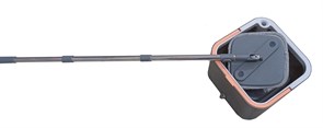 Комплект плоской швабры HOLAMOPA с отжимом и ведром длина ручки 130см, 2насад.LV-07 FLAT MOP