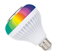 Лампа светодиодная REV музыкальная 10Вт E27 Bluetooth, с ДУ, RGB диммер, 13 режимов 32599 4