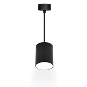Светильник подвесной RITTER ARTON цилиндр, провод 1м, 80*100мм, GU10 алюминий, цвет черный 59983 8