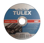 Круг TULEX отрезной абразивный по металлу для УШМ, 125мм*1,6мм*22мм 8006125