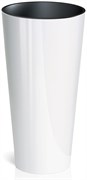 Горшок цветочный TUBUS глянцевый белый DTUS300S-S449