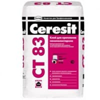 Клей CERESIT для крепления плит из пенополистерола СТ 83 25 кг