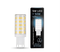 Лампа GAUSS LED 5W G9 AC185-265V 4100K керамика 107309205