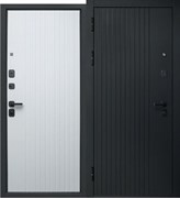 Дверь металлическая LUXOR 2МДФ Вертикаль 960мм левая