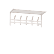 Вешалка с полкой ТОРОНТО 21 hanger with shelf белый ВСПТ 21Б