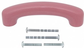 Ручка мебельная PALLADIUM Porcellana 96 мм Pink 115547