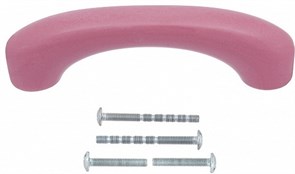 Ручка мебельная PALLADIUM Porcellana 128 мм Pink 115548