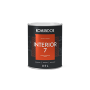 Краска полиакриловая матовая KOMANDOR INTERIOR 7 база С 0,9л TAL-80