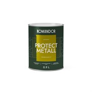 Грунт-эмаль алкидная высокоглянцевая KOMANDOR PROTECT METALL база А 0,9л TAL-111