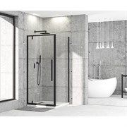 Душевая кабина EBATH SGL-2106AB/SGP-2106AB 900*900*1950 Черный без поддона