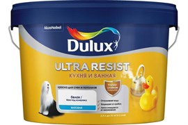 Краска Dulux Ultra Resist Кухня и ванная мат 2,5л 5255548