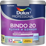 Краска водоэмульсионная Dulux BINDO 20 проф. полумат. BC 2,25л 5309528