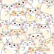 Обои ПЕРМСКИЕ Котики 1120-01 Д15 0,53*10,05м (1упак-16рул)