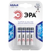 Элемент питания ЭРА LR03-4BL/AAА-1,5V (4шт) блистер 0870 Элемент питания ЭРА LR03-4BL/AAА-1,5V (4шт) блистер 0870
