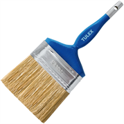 Кисть плоская TULEX 100мм смешанная щетина, деревянная рукоятка 110100