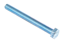 Болт СТРОЙБАТ DIN 933 М12 x 80 (белый цинк 10 шт) 272601