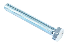 Болт СТРОЙБАТ DIN 933 М12 x 90 (белый цинк 10 шт) 272611