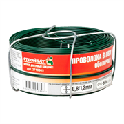 Проволока СТРОЙБАТ 0,8/1,2мм в ПВХ оболочке (50 м) 342250