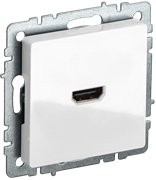 Розетка BRITE HDMI белая BR-H10-K01/PHDMI-0-Брб