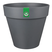 Горшок для цветов IDILAND Tarragon D280мм, 10л со вставкой, серый (8) 221610635/01