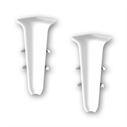 Угол внутренний для плинтуса 70мм Деконика (2шт. во флоупак) 001 Белый