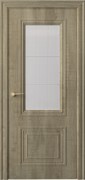 Полотно ЛЕСКОМ дверное Экшпон S-2 бодега натур., стекло гравировка решетка 70
