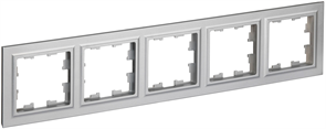Рамка BRITE 5-ая алюминий BR-M52-K47