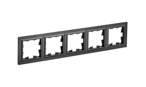 Рамка BRITE 5-ая чёрная BR-M52-K02