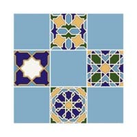 Плитка UNITILE мозаика Багдад синий верх 03 300*300 (98*98) (1-й сорт)