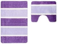 Комплект ковриков для ванной PRIMANOVA SERA фиолетовый 2 предмета D-12985