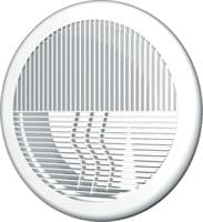Решетка ЭРА вентиляционная круглая D200 приточно-вытяжная АБС с фланцем D150 15РПКФ