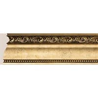 Багет интерьерный Антик 152-552 2,4м Плинтус потолочный 84, цв. античное золото/20