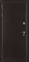 Дверь металлическая TS3-G305 черный муар/белая 96 правая (термо)