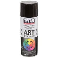 Краска аэрозольная Tytan Professional, черная глянцевая, 400 мл
