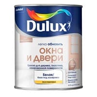 Краска Dulux Окна и Двери п/мат BW 0,75л 5327289