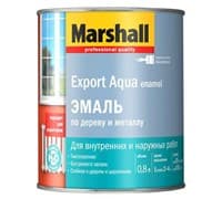 Эмаль водная MARSHALL EXPORT Aqua белая глянц.0,8л 533845К