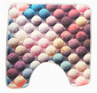 Комплект ковриков для ванной PRIMANOVA BUBBLE микрополиэстер 70*50, 50*50 DR-61004