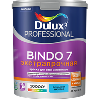 Краска водоэмульсионная Dulux BINDO 7 проф.мат. BW 4,5л 5309397