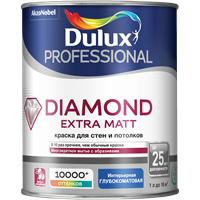Краска Dulux TRADE Diamond Extra Matt глубокоматовая BW 2,5л 5273934