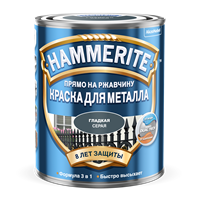 Краска HAMMER глад Серый 0,75л 5163747