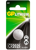 Батарейки GP Lithium CR2025-1шт