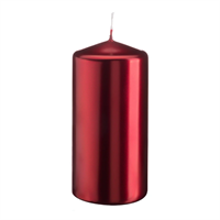 Свеча класическая ADPAL Pienkowa 150/70 красный/металлик
