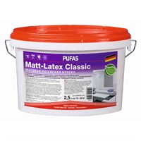 Краска PUFAS Матовая латексная Matt-Latex Classic 2,5л