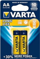 Батарейка VARTA Longlife Extra Mignon 1.5V-LR06/AA (2шт) арт.0001-4106-101-412