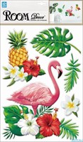Элемент декоративный ROOM DECOR Фламинго с ананасом PLA 0110