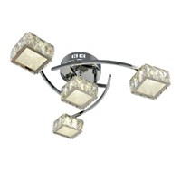 Люстра ГЕОМЕТРИЯ 1-1696-4-CR Y LED