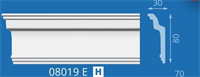 Плинтус АНТАРЕС потолочный 08019E (60)
